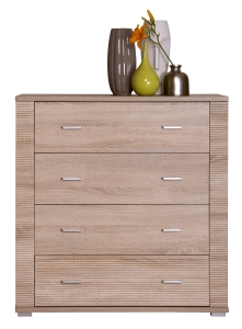 Komoda 4s, dąb sonoma,  kolekcja Gress 