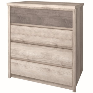 Komoda 4s, kasztan nairobi/onyx,  kolekcja Jazz