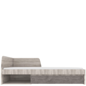 Łóżko 90, kasztan nairobi / onyx,  kolekcja Jazz 