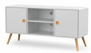 MALMO RTV1 biały / buk (1p=1szt)