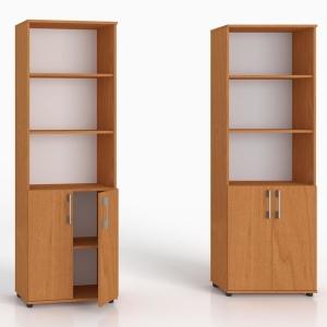 Regał biurowy na segregatory i książki M II 2D olcha 60 x 32 cm