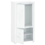 Szafa 4d, biały połysk, kolekcja Lingo