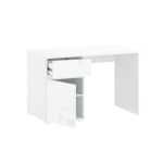 Biurko 1d1s/120, biały połysk, kolekcja Lingo 