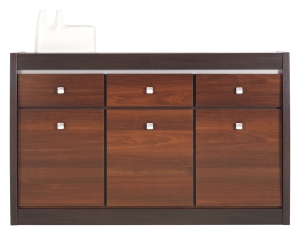 Szafka z szufladami Komoda orzech dąb FORREST FR5