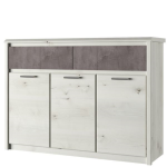 Komoda 3d2s, olcha polarna / onyx, kolekcja Nonell