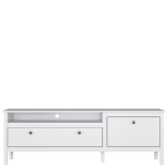 Szafka RTV 1s1k/160, biała, kolekcja Ole  