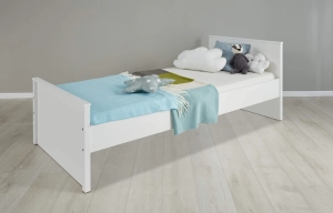 Łóżko 90, białe, kolekcja Ole