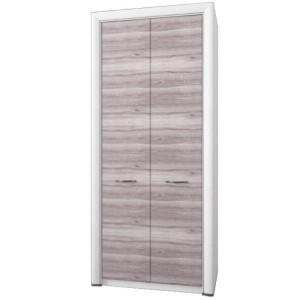 Szafa 2d, krem/dąb ancona, kolekcja Olivia