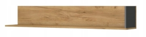 Półka 155, dąb craft złoty/antracyt, kolekcja Santes