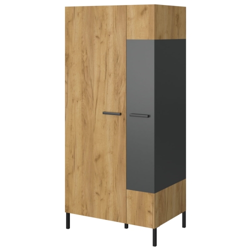 system SANTES szafa 2d dąb craft złoty _ antracyt_3(1).jpg