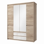 Szafa z lustrem 6d2s, dąb sonoma, kolekcja Somma