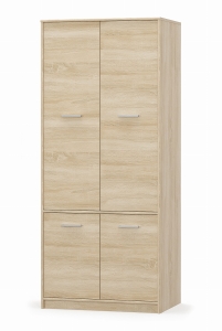 Szafa 4d, dąb sonoma, kolekcja Tips
