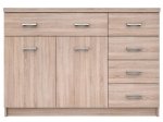Komoda 2d5s, dąb sonoma, kolekcja Top Mix