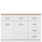 Komoda 2d5s, biały, kolekcja Top Mix 