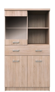 Witryna 2d1w1s/80, dąb sonoma, kolekcja Top Mix