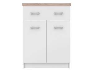 Komoda 2d1s/60, biały, kolekcja Top Mix 