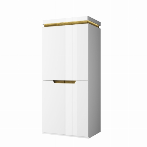 system TORINO szafa 2d biały połysk _ dąb nawarra_3.jpg