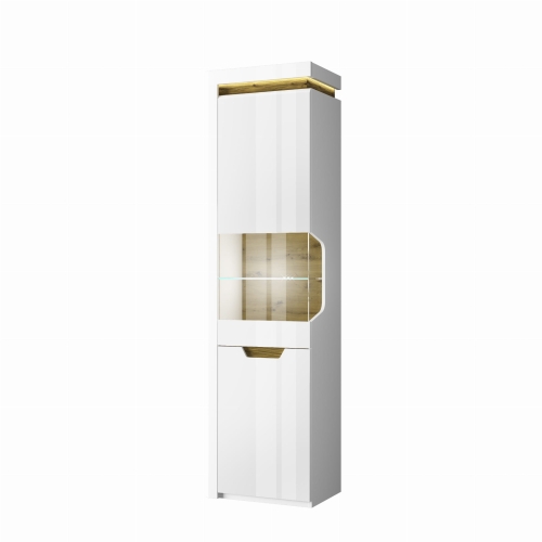 system TORINO witryna 1d1w lewa biały połysk _ dąb nawarra_3.jpg