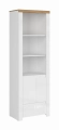 system VIGO regał otwarty 1d1s [R] biały połysk _ dąb wotan_3.jpg