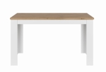 Stół rozkładany 135/184, biały/dąb wotan, kolekcja Vigo  