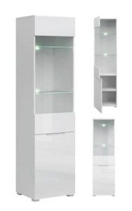 Witryna 1d1w, biały połysk, kolekcja Yolk