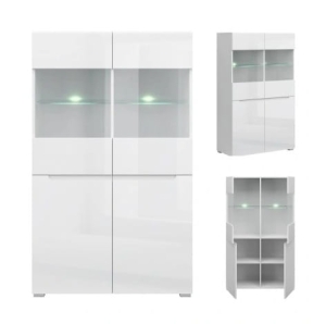 Witryna  2d2w biały połysk, kolekcja Yolk 