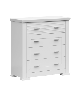 Komoda 4s, biały, kolekcja Agnes