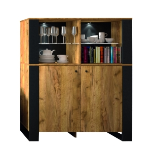 Komoda 2d, dąb craft złoty, kolekcja Wood