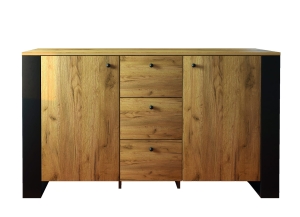 Komoda 2d3s, dąb craft złoty, kolekcja Wood