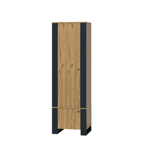 system WOOD regał 2d dąb craft złoty_3.jpg