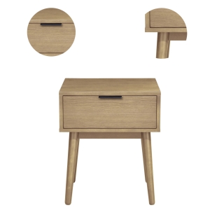 Szafka nocna z szufladą Cassina naturalny stolik