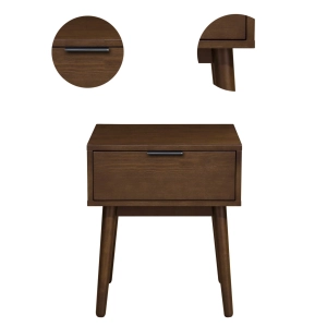 Szafka nocna z szufladą Cassina orzech stolik mała