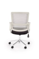 FLICKER fotel pracowniczny z funkcją popielaty / czarny