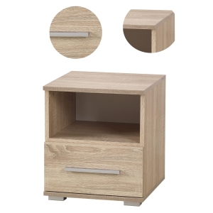 Szafka nocna z szufladą stolik LIMA SN1 dąb sonoma