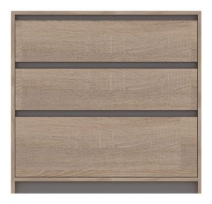 Komoda do salonu i sypialni Madagaskar Dąb Sonoma / Grafit