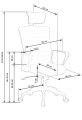 BENDER fotel pracowniczy popiel ( 1p=1 szt )_1