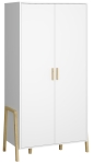 Szafa Dwudrzwiowa Ubraniowa Biała Belle 2D