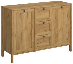 Komoda z Szufladami Dąb Craft Złoty Klark 2D3S