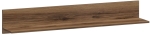 Półka Wisząca Ścienna Dąb Delano Ciemny Mares 140