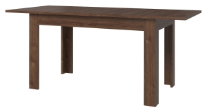 Stół Rozkładany Dąb Brązowy Salon Brass 130-175x80