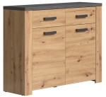 Komoda z Szufladami Szafka Dąb Artisan Follow 2D2S