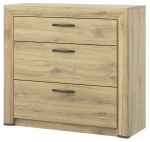 Komoda Szafka z Szufladami Dąb Navarra Sapori 3S