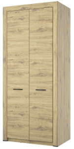 Szafa Dwudrzwiowa Ubraniowa Dąb Navarra Sapori 2D