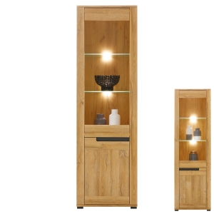 Witryna L/P wąska do salonu dąb grandson YORK Y5