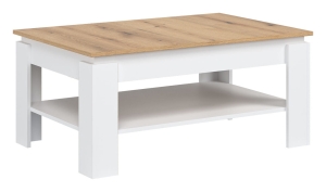 Ława do salonu Stolik kawowy dąb Biała REMI LA07