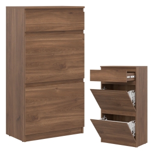 Szafka na buty klapowa wąska Castello REMI RM11