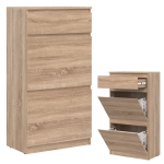 Szafka na buty klapowa wąska dąb Sonoma REMI RM11