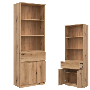 Szafka szeroka Regał Słupek dąb Evoke REMI RM09