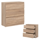 Komoda mała z szufladami dąb Sonoma REMI RM02