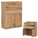 Komoda wysoka z szufladami dąb Evoke REMI RM05